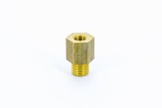 Adaptor M10x1k internal thread -> 3/8"-18 nptf external thread