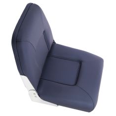 First Mate – Fällbart säte med lyxklädsel – Cobalt Blue med blå sömmar