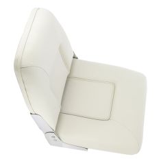 First Mate – Fällbart säte med lyxklädsel – Grey White med ljusgrå sömmar
