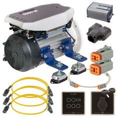 E-LINE elektrisk inombordsmotor 6kW 48V, vätskekyld. Nominell effekt 5,6kW – max. 7,3kW. Rekommenderas för båtar upp till 7 m / 3 ton