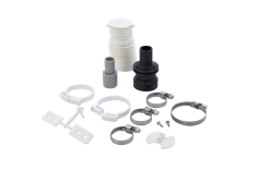 Set mounting and con. material for GWDS