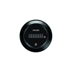 Hour counter Black 12/24 V, 52mm