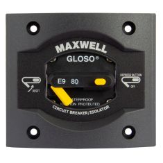 Batterifrånskiljande strömbrytarpanel med automatsäkring 135 Amp, 12V/24V