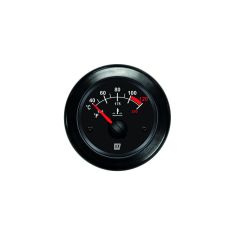 Water temp. Gauge black 12/24 V (40-120°C)