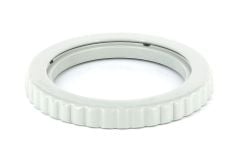 Plastic ring and nut for Vetus Ø100mm cowl vents in PVC and silicone