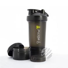 Yellow V Blender Bottle. ..ltr For protein shakes and pre workouts