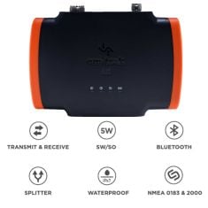 em-trak B954 "SOTDMA" AIS Transponder Klass B med 5W sändningseffekt - Wi-Fi - BlueTooth & antenndelare