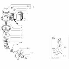 Vetus BOW954DE (24 volt) Spare Parts