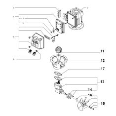 Spare Parts for BOWA0571 - 57 kgf with 150 mm tunnel  - 12 V