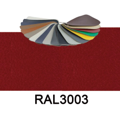 Marin vinyl / Konstläder - Ruby red, RAL 3003 - för klädsel av båtsäten och väggbeklädnad - 5 x 1,37 mtr. 