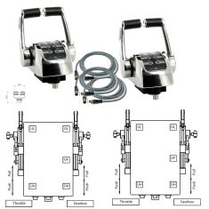 Vetus EC4 Elektronisk Motorstyrning för 2 Motorer och 2 Styrstationer - Mekanisk Växel / Gas - Paket