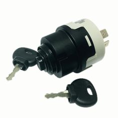 Starter-preheat key switch complete with 2 keys