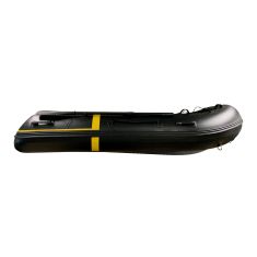 Yellow V inflatable boat without air-/alu deck 3.0m, black and yellow
