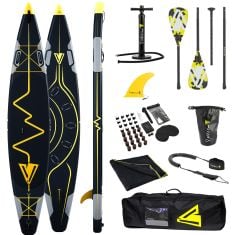 YellowV SUP board - Heartbeat 13 - "TUGELA" - Komplett paket