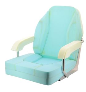 Master. Högkvalitativ rorsmansstol med armstöd, utan klädsel