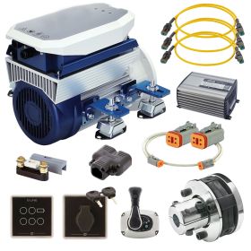 E-AIR bundle – elektrisk inombordsmotor 5 kW – 24 V, luftkylning – rekommenderas för båtar upp till ca. 7 meter