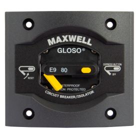 Batterifrånskiljande strömbrytarpanel med automatsäkring 80 Amp, 12 V /24 V