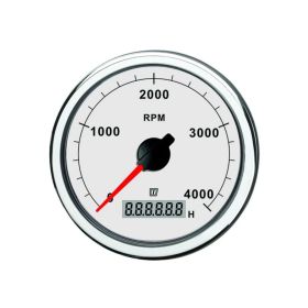Vetus Varvtalsmätare 0 - 4000 RPM med Vit urskive