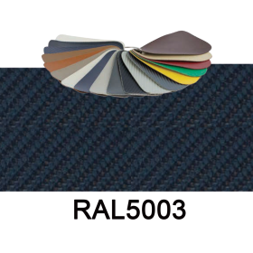 Marin vinyl / Konstläder - Sapphire blue, RAL 5003 - för klädsel av båtsäten och väggbeklädnad - 5 x 1,37 mtr. 