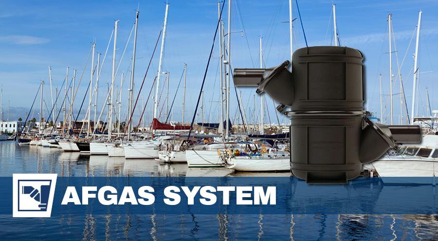 VETUS marint avgassystem för säker avledning av motorgaser