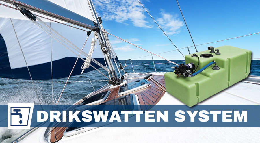 VETUS färskvattensystem för bekväm vattenförsörjning ombord